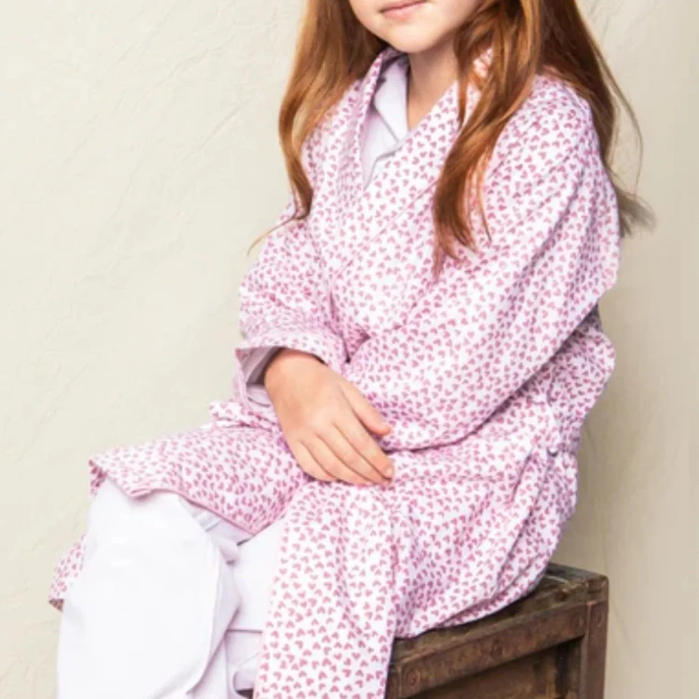 Petite Plume Pink Hearts Robe 💕